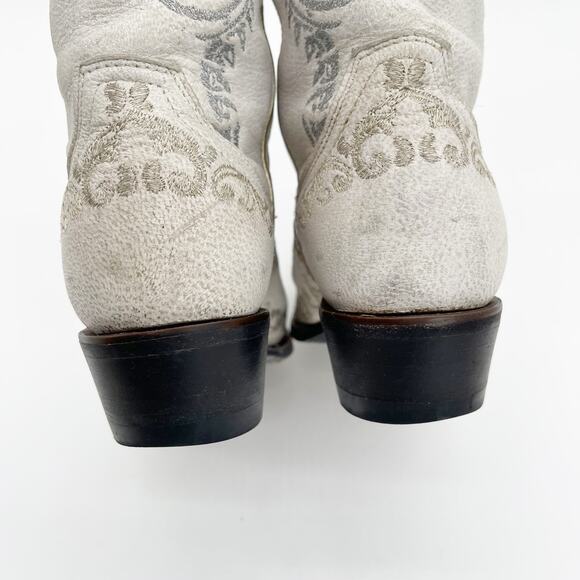 Yippee Ki Yay Old Gringo Women's 7.5 White Skeleton Selfie Western Cowgirl Boots - Picture 10 of 12